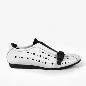Acne Studios Perforated Calf Leather White Adrie Sneaker